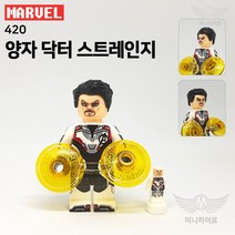 어벤져스 마블 미피 미니피규어 레고 호환블럭 장난감 아이선물 키덜트 데드풀 스파이더맨 아이언맨 완다비전, 420. 양자 닥터 스트레인지