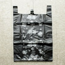 손잡이 이불봉투 이불봉지 이사 비닐 이불보관 봉투 봉지 대형 특대형 쓰레기봉투 사이즈 디자인 색상선택 50매입 1세트, 두껍고 튼튼한 무늬 검정 6호 50매입