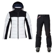 로시놀 쉬크 여성 스키복 1920 CHIC W SURFUSION JKT_WHT + VECTORIEL PT_BK XS
