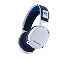 SteelSeries 게이밍 헤드셋 무선 무선 무손실 저지연 PS5 PS4 Switch PC 대응 7.1ch 서라운드 Arctis 7P 61467 화이트