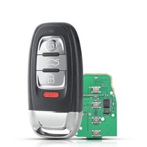 자동차 문리모컨 원격시동 스마트폰 경보기 KEYYOU 스마트 원격 키 315MHz433MHZ868MHZ Audi Q5 A4 A4L A5 A6 A7 A8 RS4 RS5 S4 S5 세, 315MHZ+4 Buttons