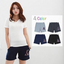 엄마 편안한 국산 고무줄 추리닝반바지 40대 바캉스 고무줄반바지 3부