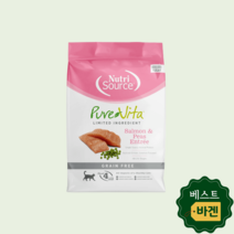퓨어비타 고양이사료 그레인프리 연어 완두콩 앙트레 3kg 1개, 퓨어비타 고양이사료 연어 완두콩 3kg 1개