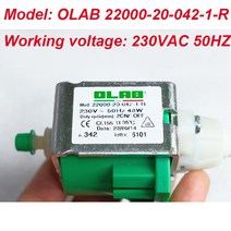 가압 배수 펌프 자동 모터 지하수 양수기 수입 이탈리아 OLAB 고압 20bar 전자기 펌프 22000-20-042-1-R, 한개옵션0