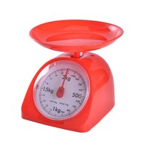 주방저울 가정용 정밀 주방 저울 그램 측정 교육 식품 베이킹 팔레트 균형 기계식 스프링, [01] 2kg 10g