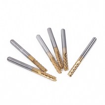 밀링작업대 드릴링머신 작업대 밀링선반 미니 10pc 3.175mm 카바이드 엔드 밀 조각 라우터 비트 PCB 기계, 한개옵션0