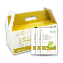 지성식품 건강미인 순수양배추진액 50팩, 3개
