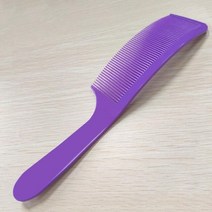 장미1Pc 곡선 정전기 방지 플랫 탑 빗 전문 이발사 남자 헤어 커터 트리밍 스타일링 미용 도구, 03 보라색