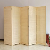 등나무 스크린 접이식 모바일 오피스 방음 흡음 파티션 커튼 베란다 홈 파티션 실드 밀고 당기기, 15050 6개 그룹