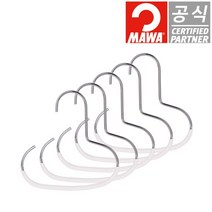 [MAWA]독일 마와 옷걸이 스카프 악세서리 가방 다용도 화이트 5개입, 상세설명 참조, 없음