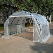조립식 온실하우스 비닐하우스 대형 소형 가정용 농사용, 3x3x2.2m 창문이 없는 반투명
