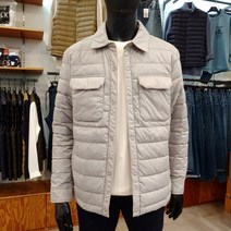 닉스 2021 남자 겨울 품절가격 가로퀼팅 포근한 덕다운 셔츠형자켓 경량점퍼NPWCUE102