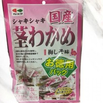 해외 아삭아삭 시소 쿠키와카메매실맛 미역줄기 126g, 우메시소 쿠키와카메(ume), 1개