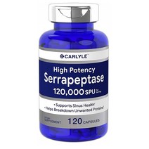 Carlyle Serrapeptase 120000 SPU 칼라일 세라펩타제 120캡슐