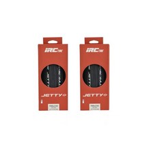 IRC JETTY PLUS 로드 자전거 경량 폴더블 타이어 측면 노란색 복고풍 제품 700x 23C 700X 25C 28C, 접이식, 700 23C black 2pcs