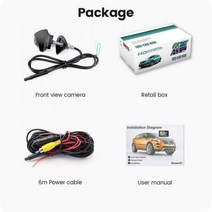 GreenYi-AHD 자동차 전면 뷰 카메라 토요타 FJ 크루저 Avensis T25 T27 Hilux Corolla Yaris Prado 150 IQ Proace Camry A, CHINA_QS112 | AHD1080P-175deg