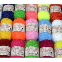 국민 수세미실 90g( 5)/고급 웰빙 수세미실/반짝이실, 140 펄 오렌지