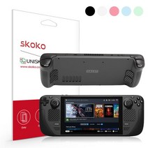 [바보사랑] 밸브 스팀덱 유니스킨 트랙 터치 패드 버튼 세트, 기종선택/필름선택:스팀덱버튼세트/카본패턴_블랙, 상세 설명 참조