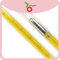 표준온도계 8개 선택주문 0.1도 단위 길이 420mm, 1개, 0도~50도