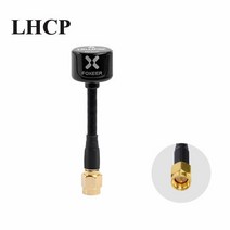 드론고글 Foxeer-롤리팝 4 롤리팝 2.6dBi FPV 안테나 LHCP 드론 VTX 고글 DIY 부품용 2 개, 12 LHCP Black SMA