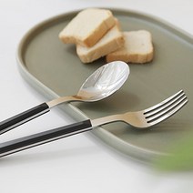 마꼬꼬트 오리엔트 커트러리 티스푼 디너세트 양식기세트, 디너포크, 블랙