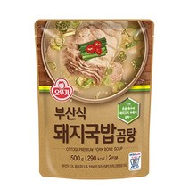 오뚜기 부산식 돼지국밥 곰탕, 4개, 500g