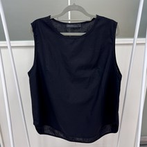 TQ 여성 빅사이즈 루즈핏 린넨 나시 TQ735