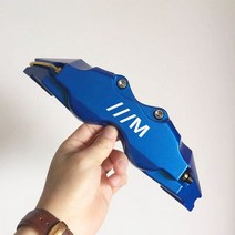 브레이크캘리퍼 커버 abs 플라스틱 m 로고 외장 액세서리 e46 e39 e90 e60 e36 f30 f10 120d x1 x2 x3 x4 2013 320i 220d, 블루엠, 2 개 크기 s, 1개