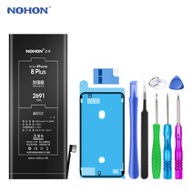 NOHON 노혼 iPhone 배터리 아이폰X XR 아이폰XS MAX 아이폰8 8플러스 아이폰7 7플러스 아이폰6S 6S플러스 6 6플러스 아이폰SE 5 5S 고용량 배터리 교체, For iPhone 8Plus 2691mAh