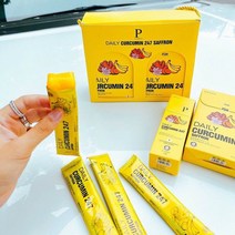 데일리 커큐민 에센스 247 사프란 심황 강황 바나나맛 비타민C 젤리 25ml x 7개, 4개