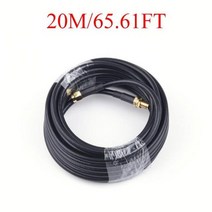 1-20M RG58/50-3 RF 동축 케이블 4G LTE 셀룰러 증폭기 신호 부스터 안테나 용 SMA 암-수 와이어 라디오 확, 20m(65.61ft)
