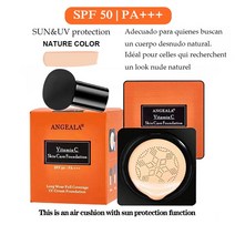커버력 좋은 쿠션 물광쿠션 워터프루프 승무원 팩트 에어 쿠션 CC 크림 버섯 헤드 파운데이션 모이스처라이, 한개옵션1, 03 Natural  02