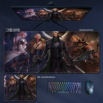 던전앤파이터 마우스패드 라지락 PC책상패드 온라인게임 굿즈 귀검녀총, 던전 015