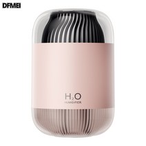 DFMEI 대용량 저소음 초음파 가습기 추천 가습기 공기청정기 USB 무선 휴대용 가습기 미니가습기 기화식가습기 무드등 침실 사무실 1L 2L, E01-1000ML-Pink, 02