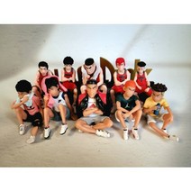 슬램덩크 피규어 주차 연락처 유니폼+캐쥬얼, 유니폼+레드패드