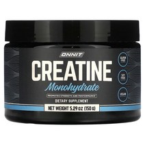 몬스터밀크 제로카브 크레아틴 온닛 Onnit Creatine Monohydrate 529 oz 150 g