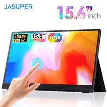 15인치터치모니터 15인치 모니터 휴대용 소형 ips 화면 15.6inch 1080p, 터치 스크린, 영국 플러그