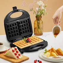 220V 와플 메이커 요리 주방 가전 거품 계란 케이크 오븐 아침 식사 기계 냄비 철 비 스틱 베이킹 팬, 01 220V_01 EU