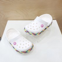 에스키즈 크록스 크록밴드 젬 밴드 클로그 K (207605_100WHITE)