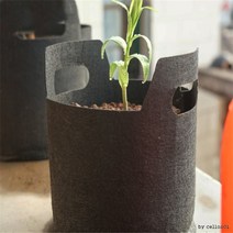 베란다 텃밭 가정용 부직포 화분블루베리화분 부직포화분 농작물화분 재배용화분 베란다화분 분갈이 텃밭부직포화분 식물화분 농장화분 아파트화분, 3gallon