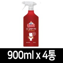홈스타LG생활건강/홈스타뿌리기만하면곰팡이싹900ML 4통