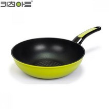 FreeManner 키친아트 바빈궁중팬 28cm 연두 후라이팬 불판 주방용품 철판 조리기구, 본상품선택
