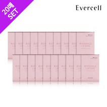 [20매SET] 에버셀 차움 레디언스 리프팅 앰플 마스크 20매 /주름개선 마스크팩, 20개
