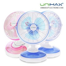유니맥스 집게형 미니선풍기 탁상용선풍기 UMF-15081C, UMF-15081C 탁상용선풍기(색상랜덤)