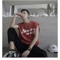 우일무역 Woola 여름 커플 루즈핏 슬리브리스 박스 나시티 민소매