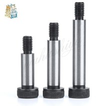 M5 M6 M8 M10 직경 = 6 8 10 12mm 등급 12.9 강철 육각 육각 소켓 캡 헤드 숄더 롤러 베어링 나사 볼트 고, 17 80mm, 01 M10 shoulder dia12mm