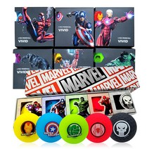 볼빅 마블 캐릭터 비비드 무광 컬러 고반발 골프공 4구 볼마커 골프공선물 홀인원 기념품 인쇄, 5. 4구+볼마커세트 : 스파이더맨