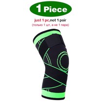 무릎 보호대 여름 골프 등산 자전거 가치있는 12 pcs 무릎 패드 교정기 스포츠 지원, 1 조각 녹색, XL