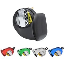 피트인 컬러 크락션 12v 전자혼 130DB 큰소리 싸이렌 오토바이 바이크, 컬러전자혼(골드)