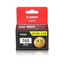 PG-740캐논/잉크/검정, 상세설명 참조, 없음